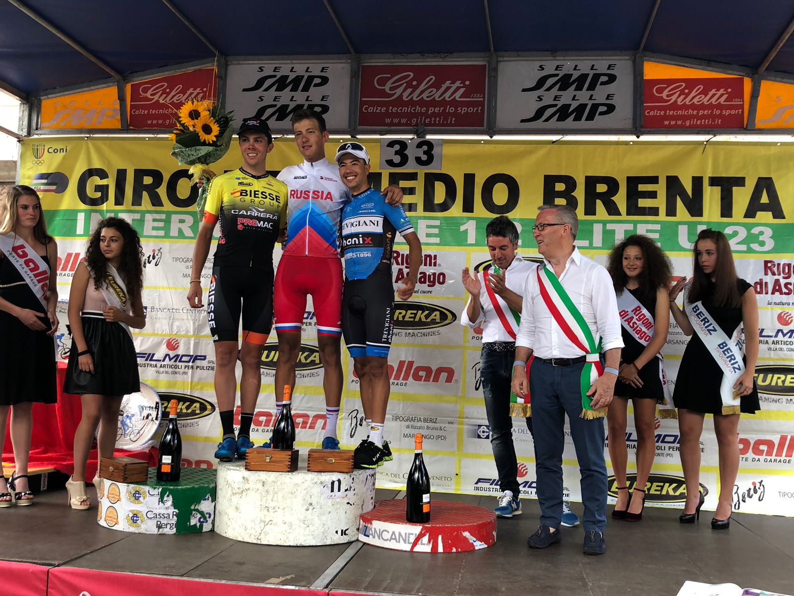 Zahiri sul podio del Giro del Medio Brenta